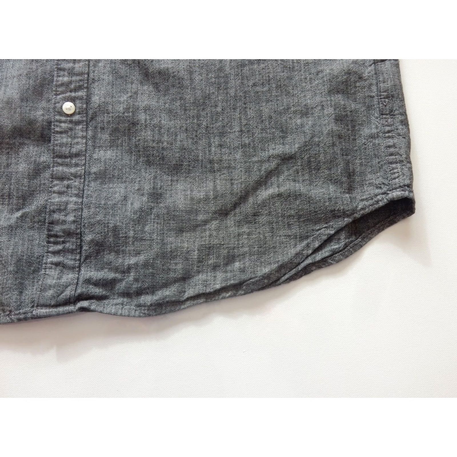J.Crew J.CREW Shirt Button-Front Long Sleeve Blue Denim/Chambray Cotton L Men Size US L / EU 52-54 / 3 - 2 Thumbnail