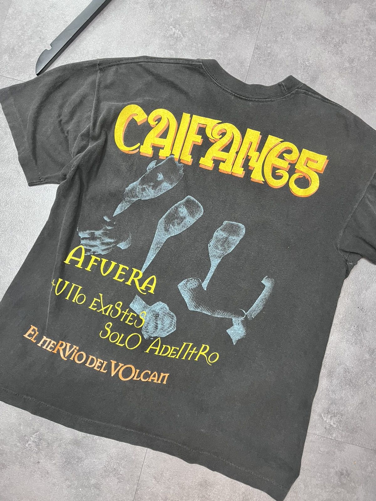 Vintage 1990s CAIFANES EUROPE BAND Size US L / EU 52-54 / 3 - 7 Thumbnail