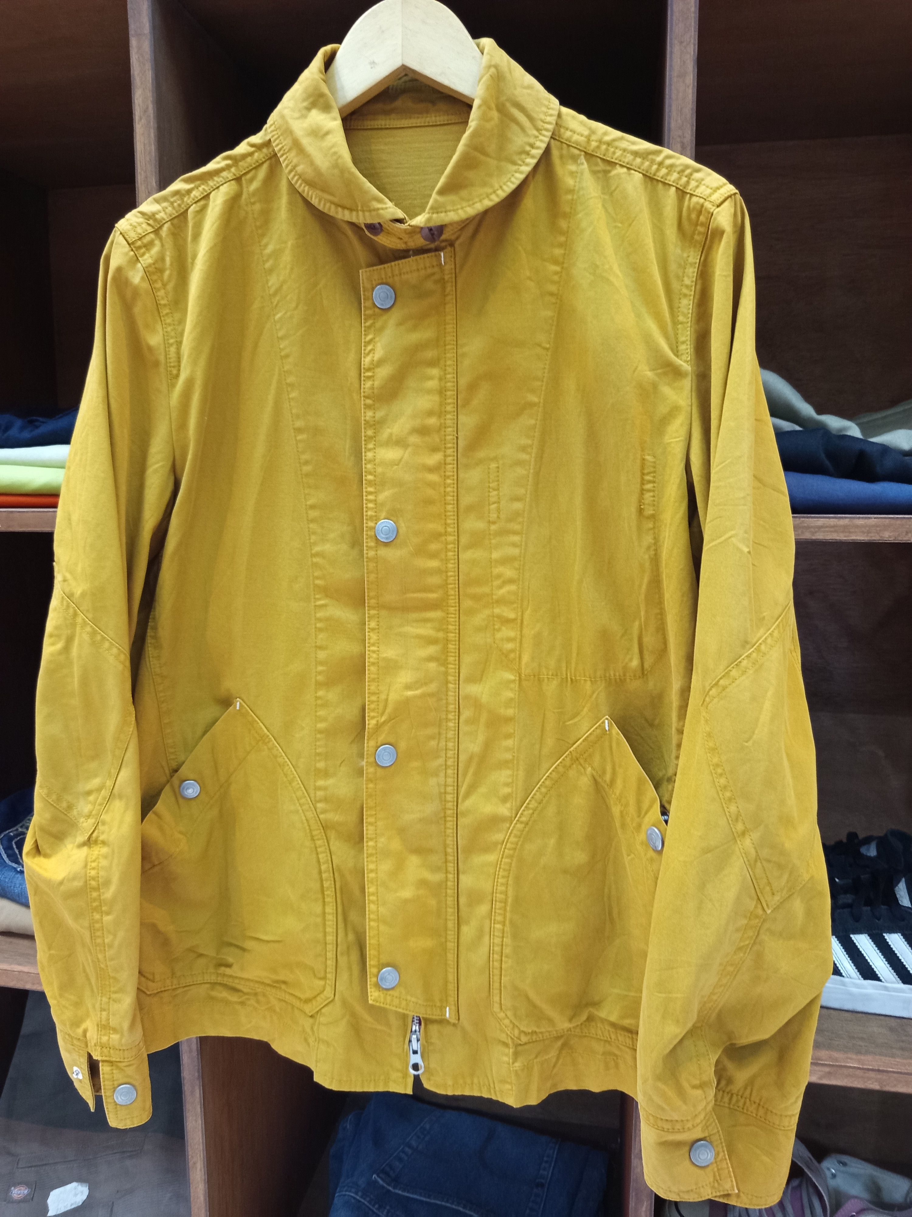 Japanese Brand Gloster Road Mustard Cotton Field Driver Jacket Size US L / EU 52-54 / 3 - 2 Thumbnail