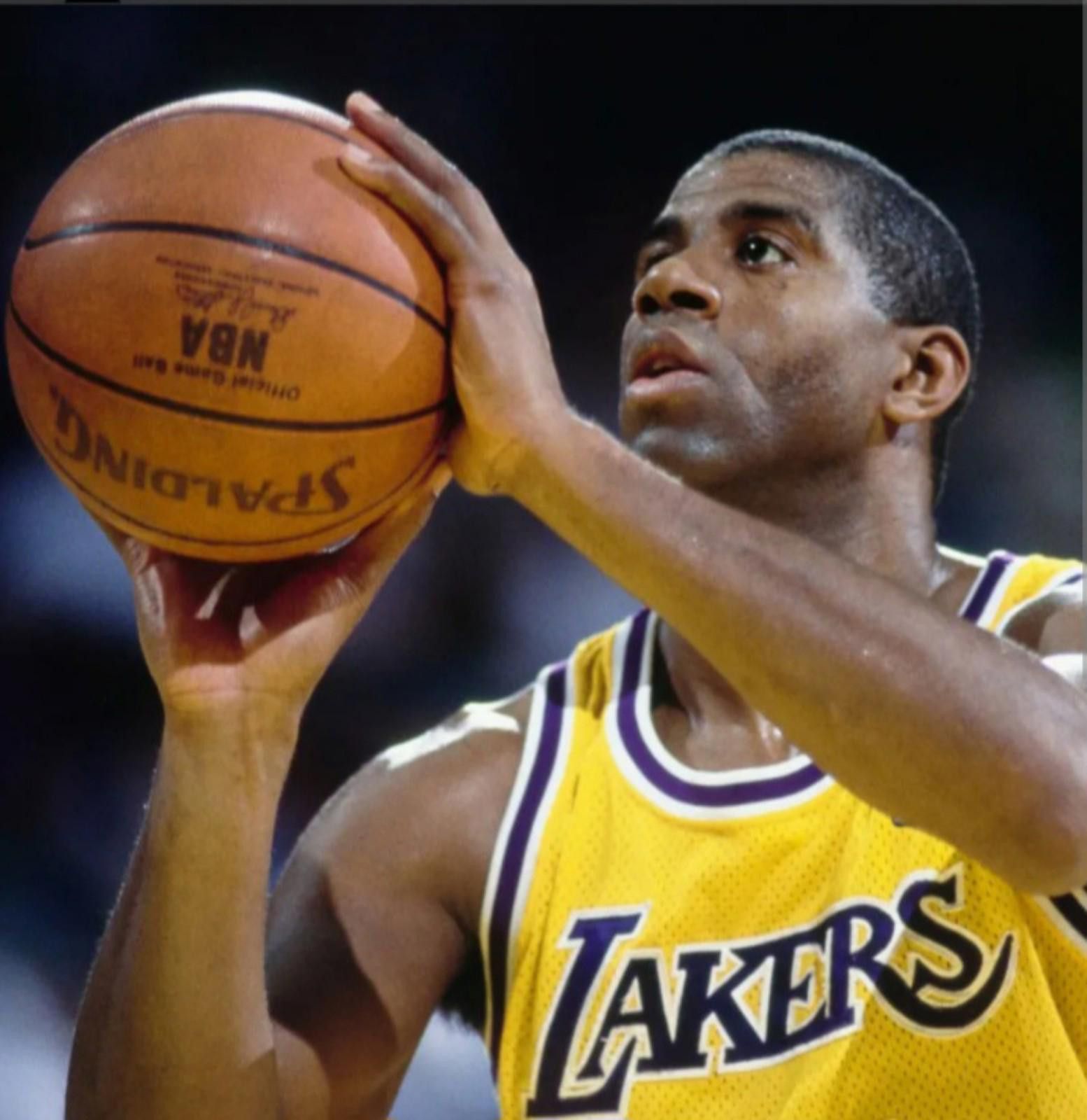 Mitchell & Ness Magic Johnson (Mitchell/Ness)-(Lakers)-(1984-85)-$100 Size ONE SIZE - 2 Thumbnail