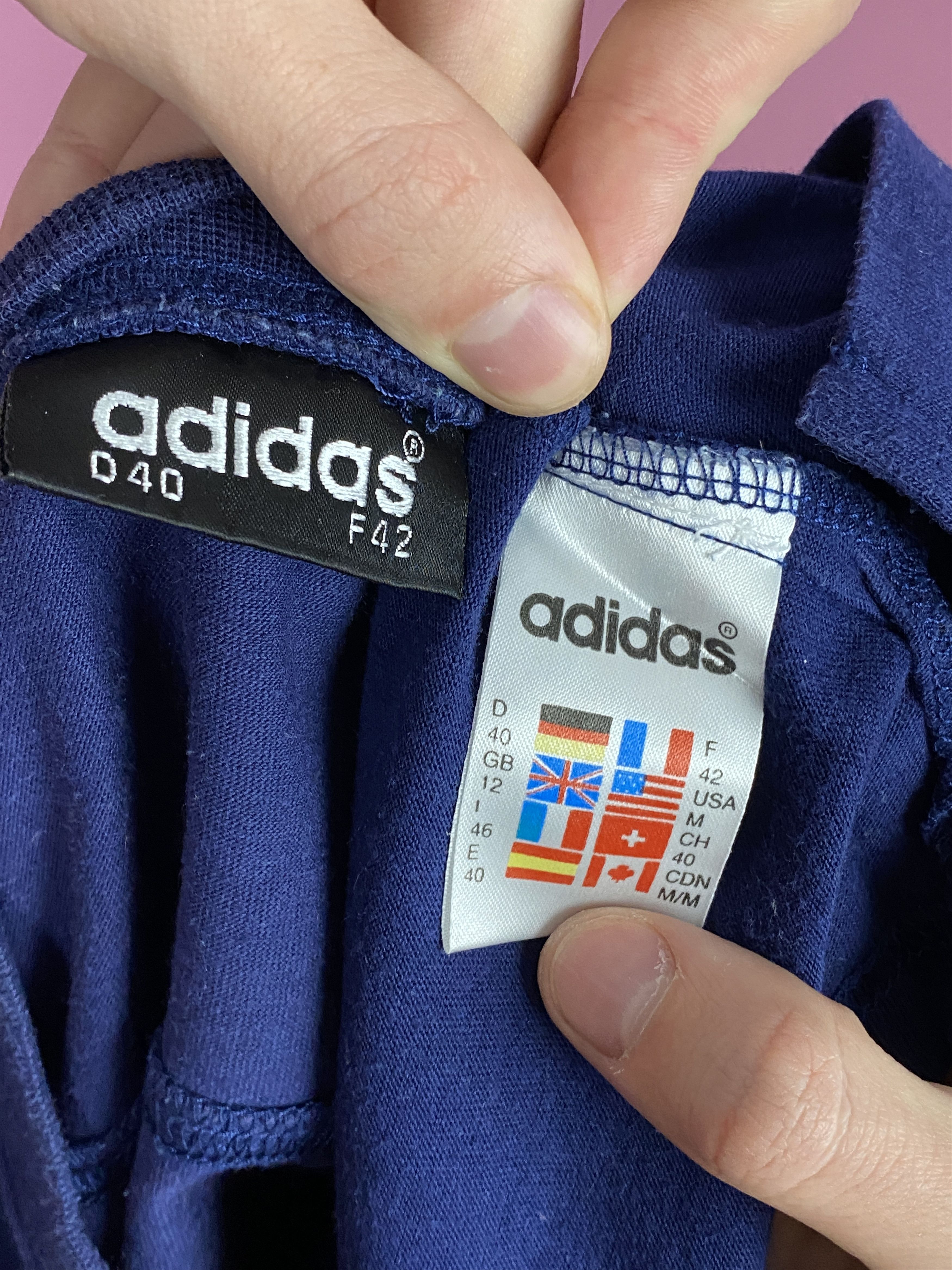 Adidas × Vintage 90s Adidas Vintage Men's T-Shirt - M Size US M / EU 48-50 / 2 - 5 Thumbnail