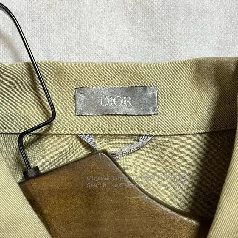 Dior Dior Khaki Spring Autumn Cotton Shirt . Size US L / EU 52-54 / 3 - 5 Thumbnail