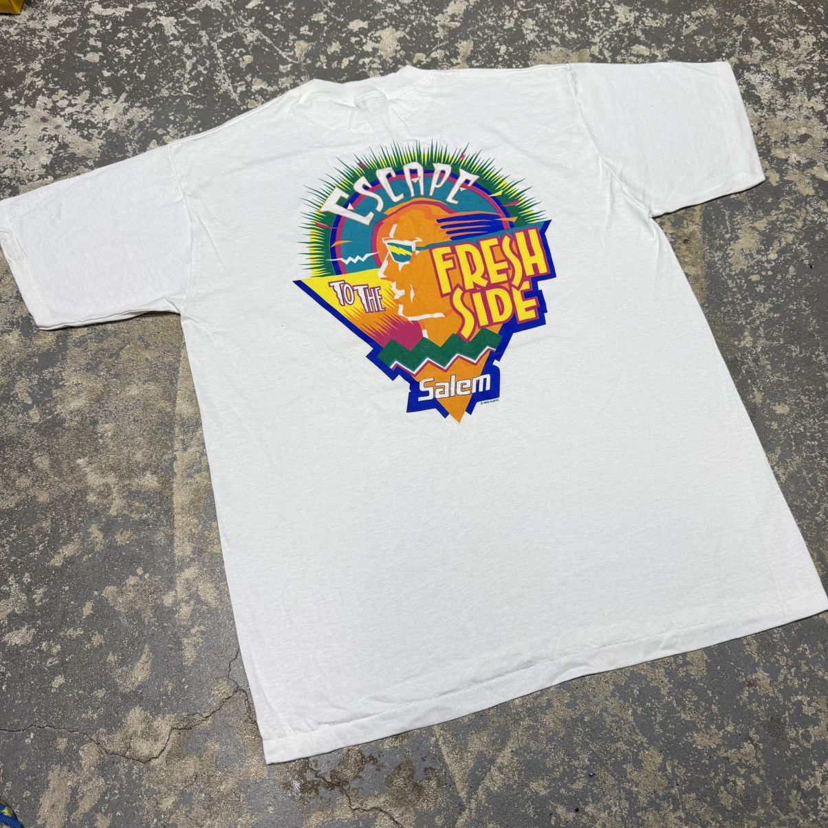 Camel Vintage Salem Cigarettes Fresh Wrap Promo Tshirt 1992 Size US XL / EU 56 / 4 - 11 Thumbnail