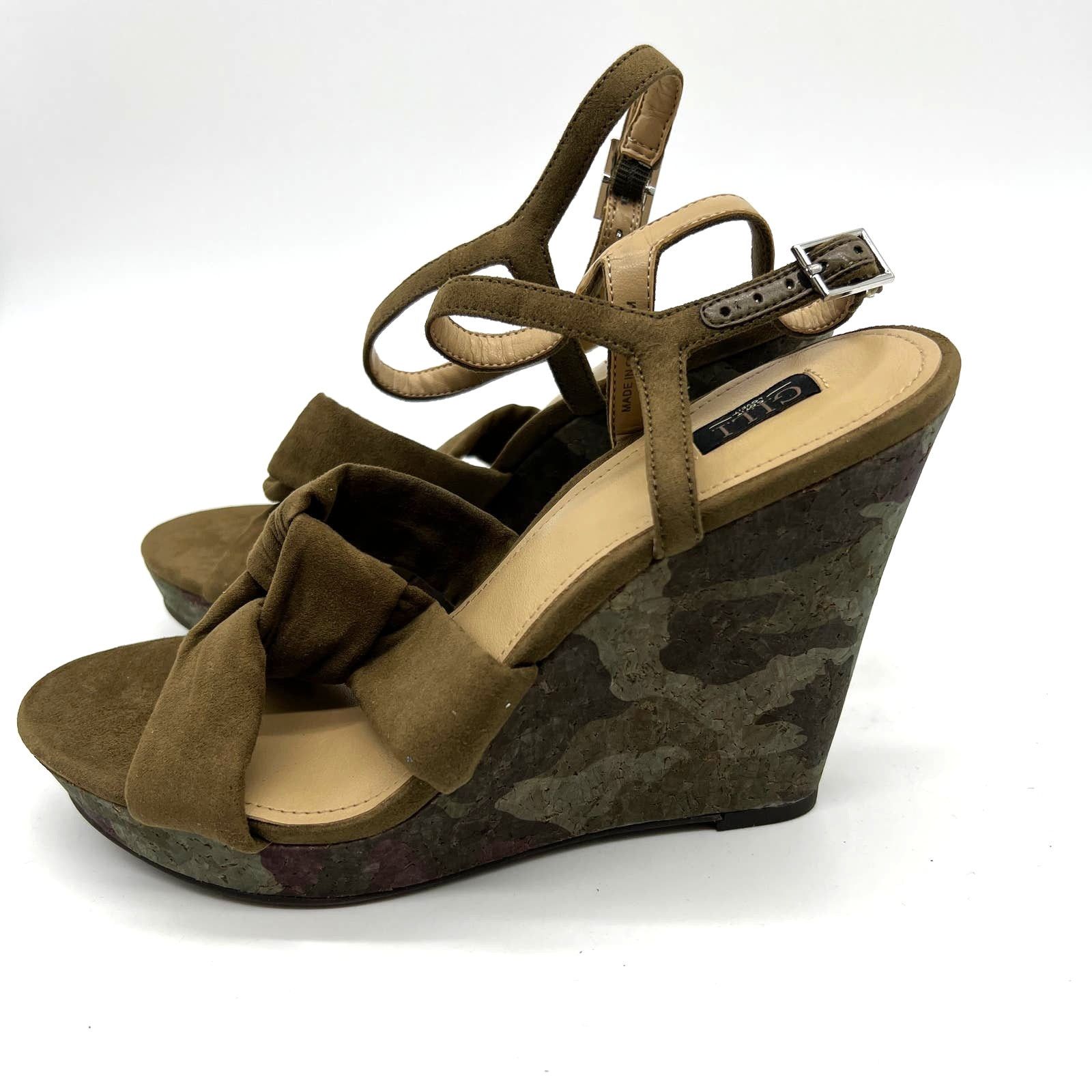 Other G.I.L.I. Women Shoes Size 7 M Knotted Front Wedge Size US 7 / IT 37 - 2 Thumbnail