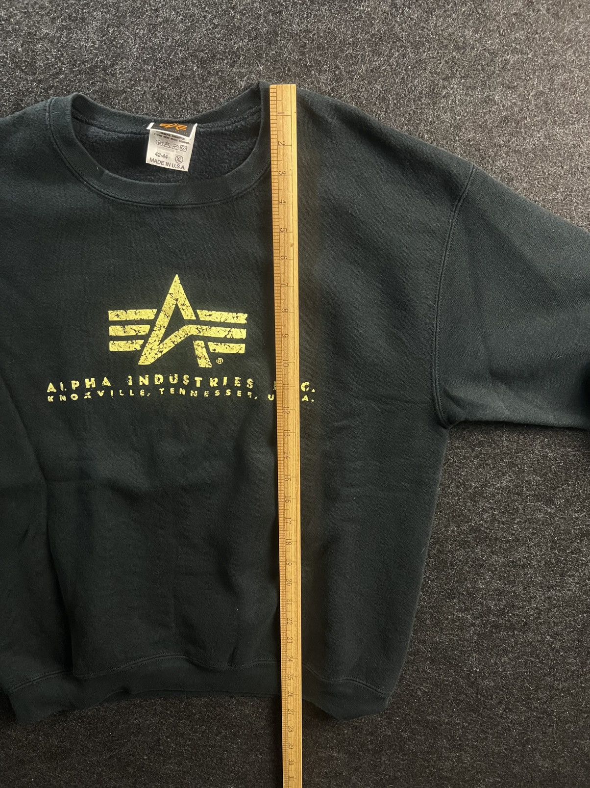 Alpha Industries Rare Alpha Industry Made In USA Logo Sweater Jumper Size US XL / EU 56 / 4 - 5 Thumbnail