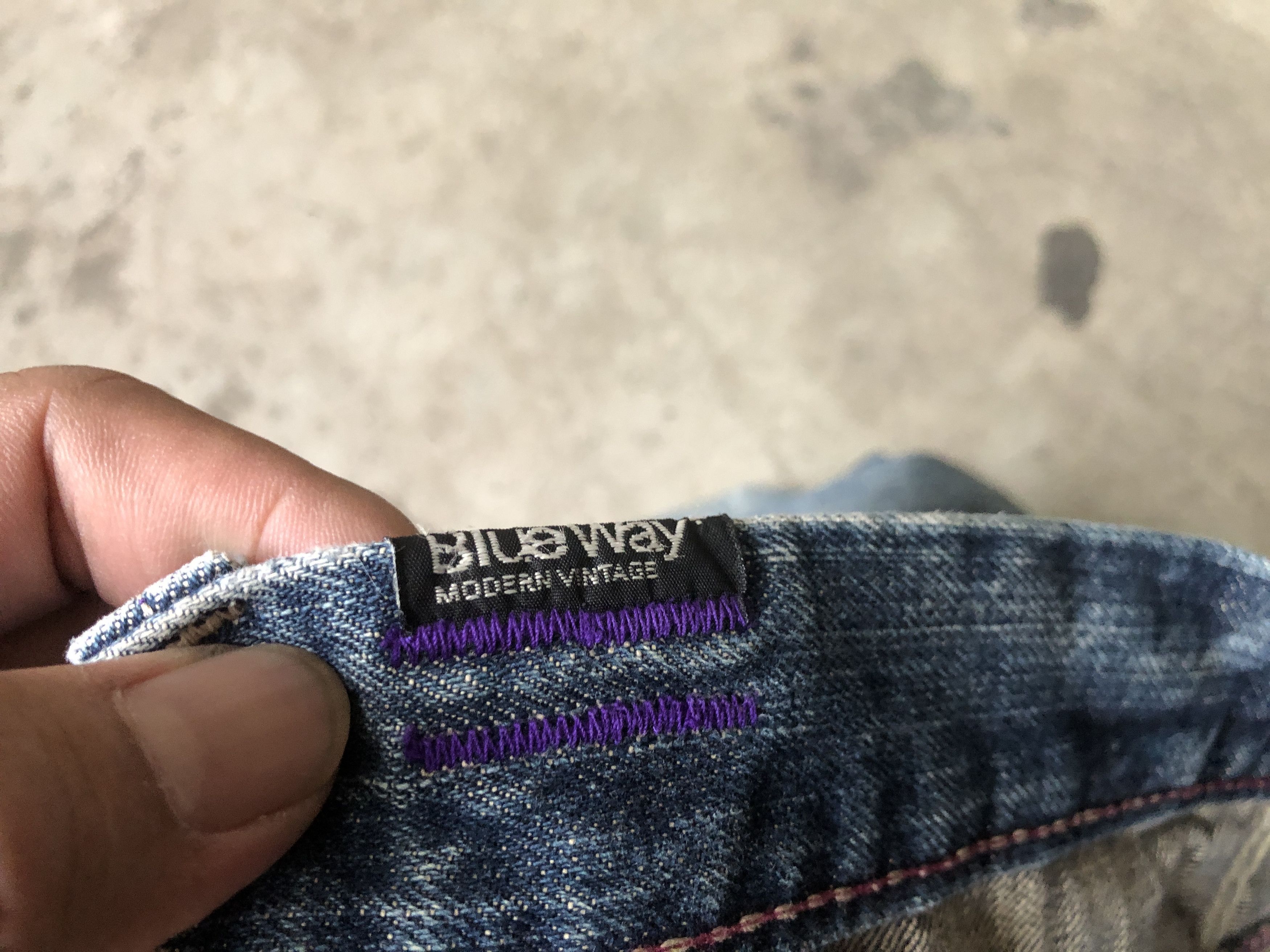 Japanese Brand Blue Way Japan Bootcut Flare Denim Jeans Size US 34 / EU 50 - 10 Thumbnail