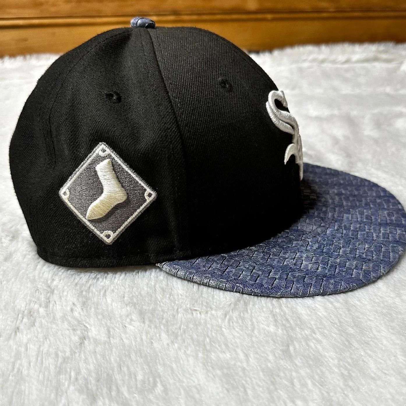 New Era Chicago White Sox New Era 9FIFTY Snapback Hat Black M/L Size ONE SIZE - 5 Thumbnail