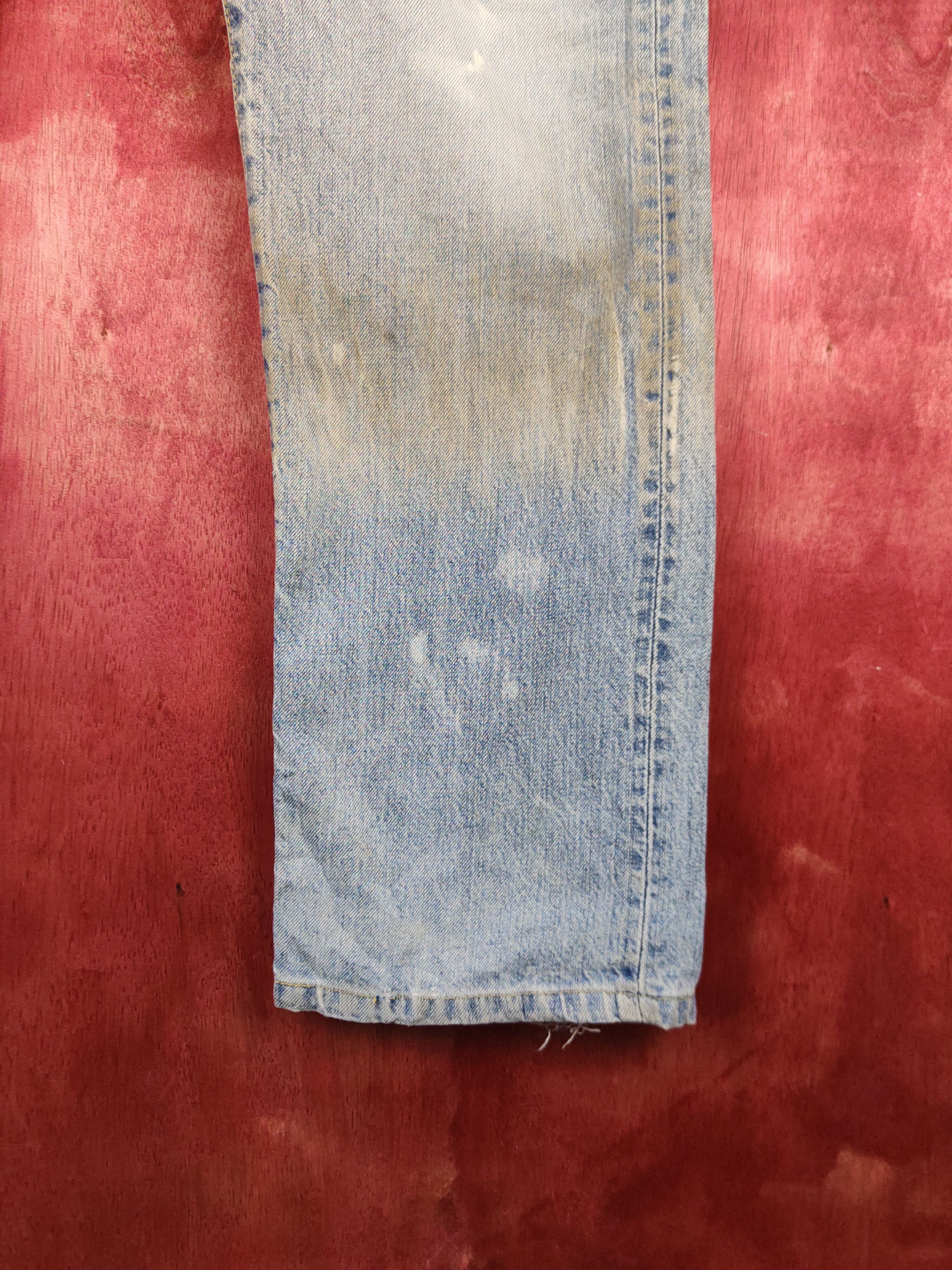 Edwin Edwin Blue Faded Distressed Ripped Jeans #S1636 Size US 31 - 7 Thumbnail
