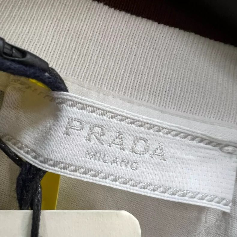 Prada Prada Brown logo fake two-piece polo shirt 2502-Nextarrow Size US XXL / EU 58 / 5 - 4 Thumbnail