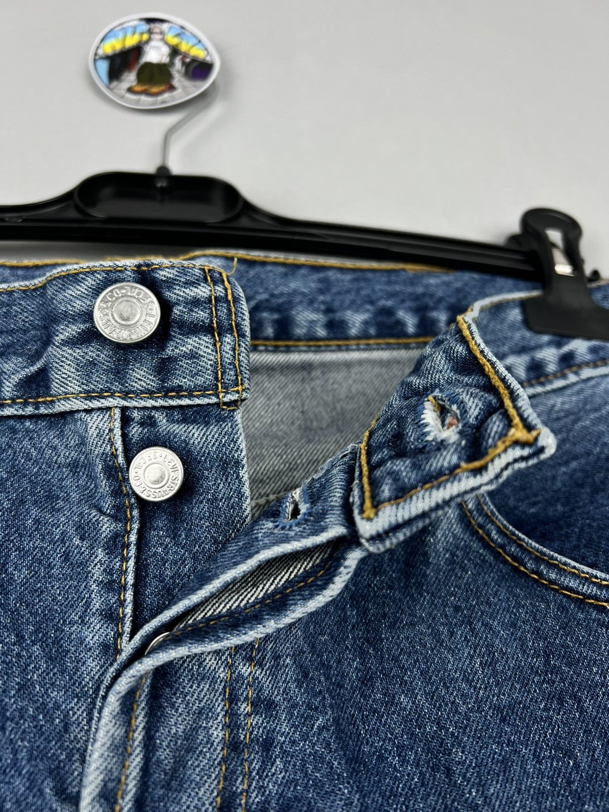 Levi's × Vintage Rare Levis 565 04 made in UK vintage 90s Size US 36 / EU 52 - 2 Thumbnail