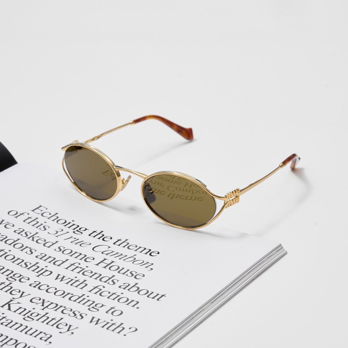 Miu Miu MIU MIU 0MU 52YS 7OE01T SUNGLASSES Size ONE SIZE - 1 Thumbnail