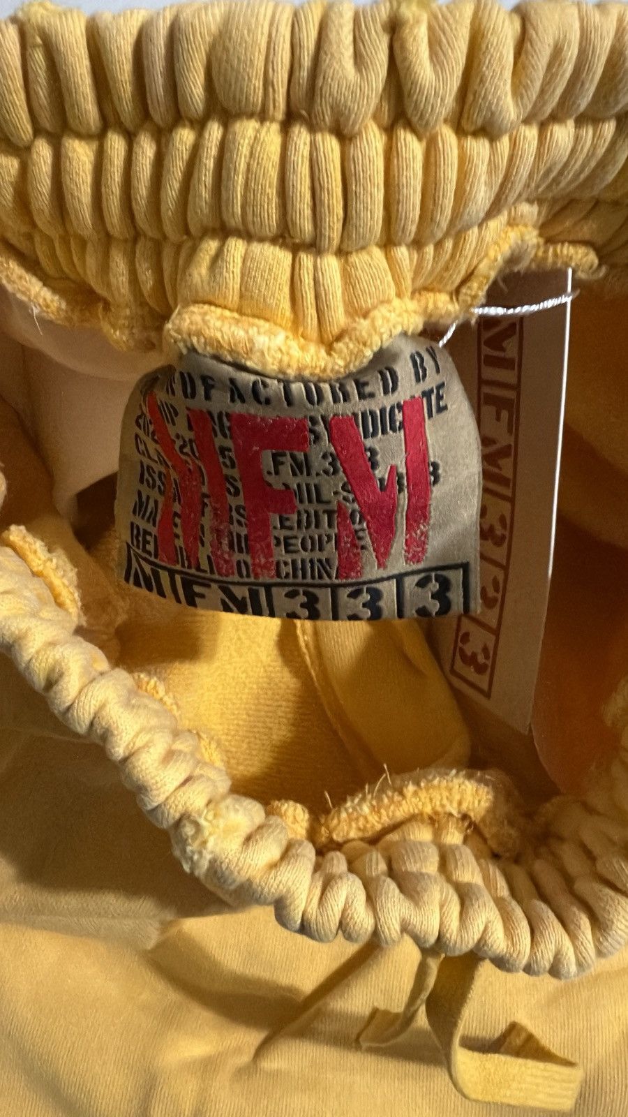 murd333r.fm murd333r.fm special ops sweatpants mustard yellow Size US 34 / EU 50 - 3 Thumbnail