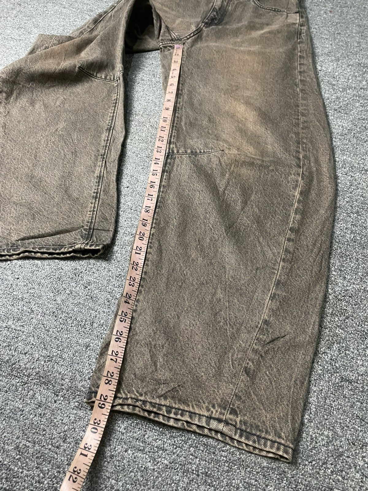 GU × Japanese Brand × Vintage Vintage GU Japanese Brand Barrel Leg Jeans (133) Size US 29 - 10 Thumbnail