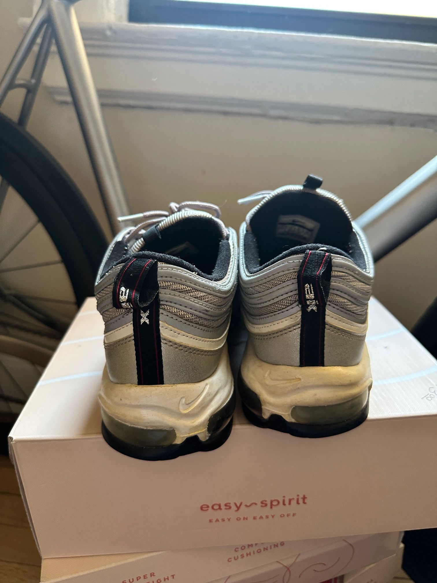 Nike Men's Nike Air Max 97 OG QS 2017 Silver Bullet Size 11.5 Size US 11.5 / EU 44-45 - 2 Thumbnail