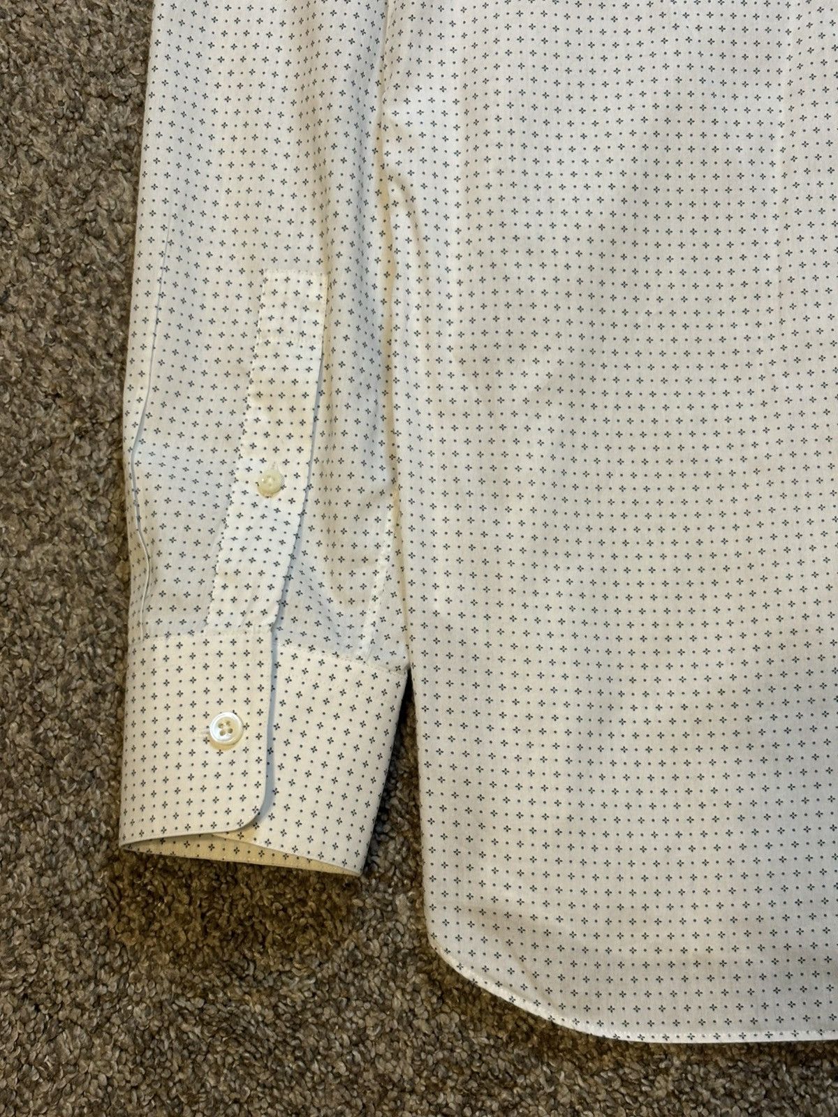 Z Zegna Z Zegna Men's Shirt Fine Cotton Slim Fit Stripe Ermenegildo Size US L / EU 52-54 / 3 - 13 Thumbnail