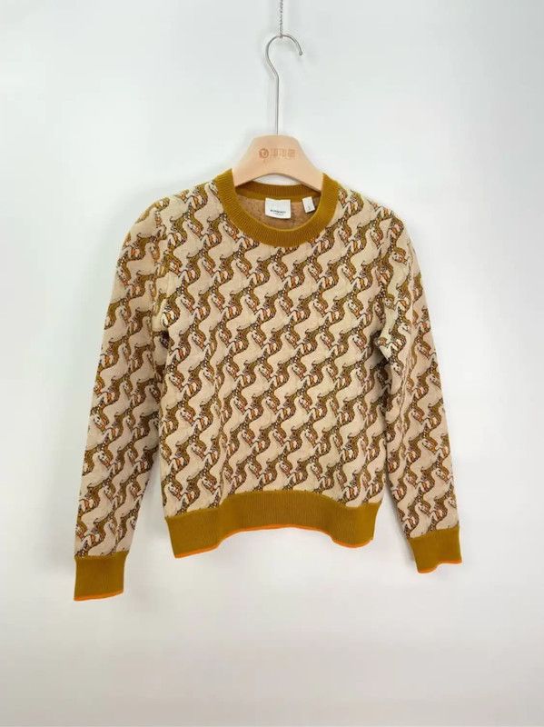 Burberry Burberry Beige Wool Women’s Knit Sweater Size XS / US 0-2 / IT 36-38 - 1 Thumbnail