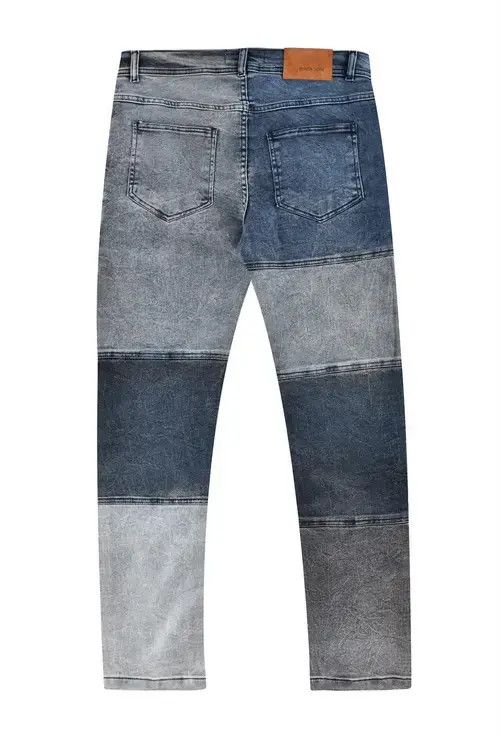 Vintage Patchwork Denim Dark Wash Size US 32 / EU 48 - 2 Thumbnail
