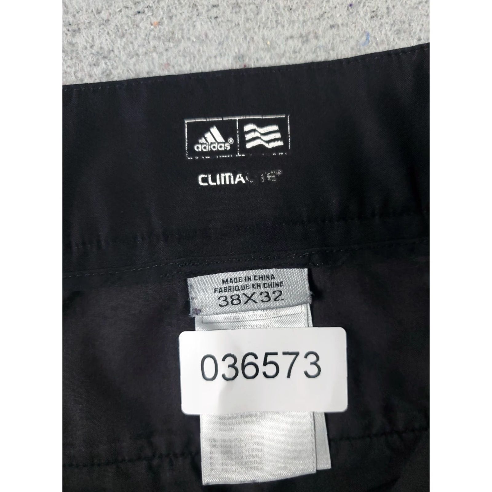 Adidas Adidas Pants Mens 38x32 Black Chino Flat Front Casual Golf Trousers Size US 38 / EU 54 - 8 Thumbnail