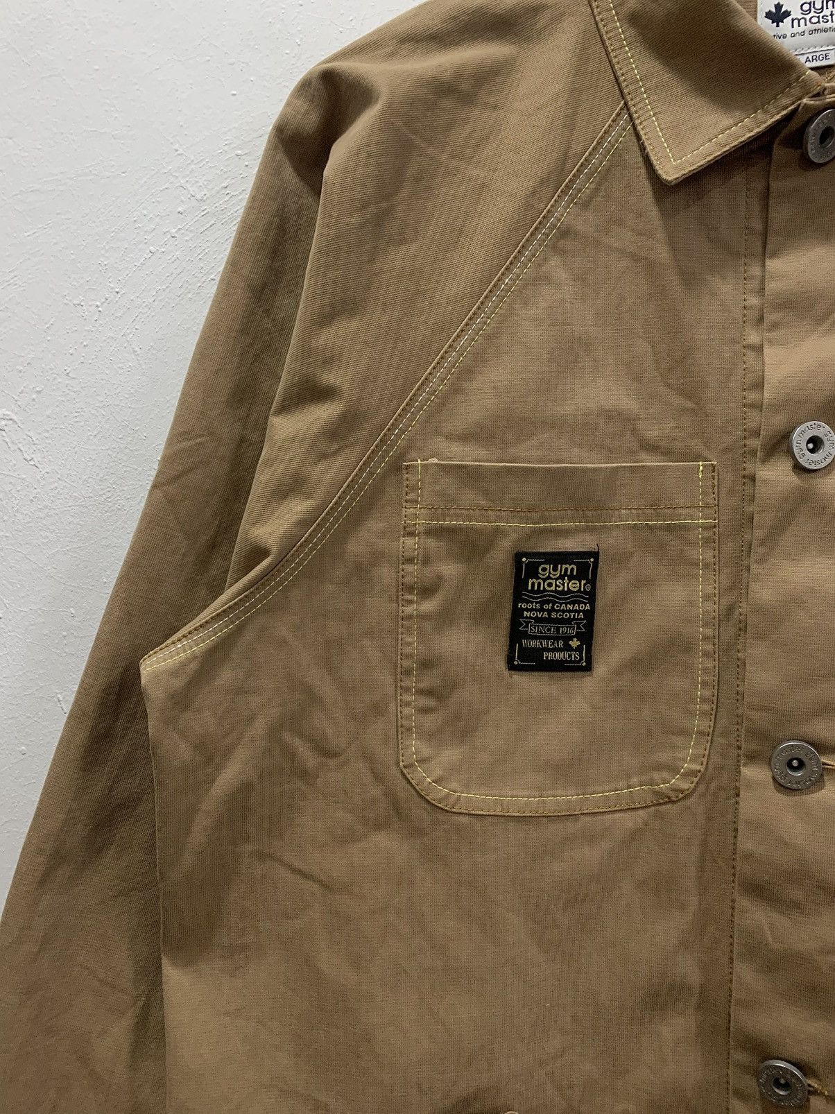 Japanese Brand GYM MASTER COVERALLS - WORKWEAR JACKET Size US XL / EU 56 / 4 - 4 Thumbnail