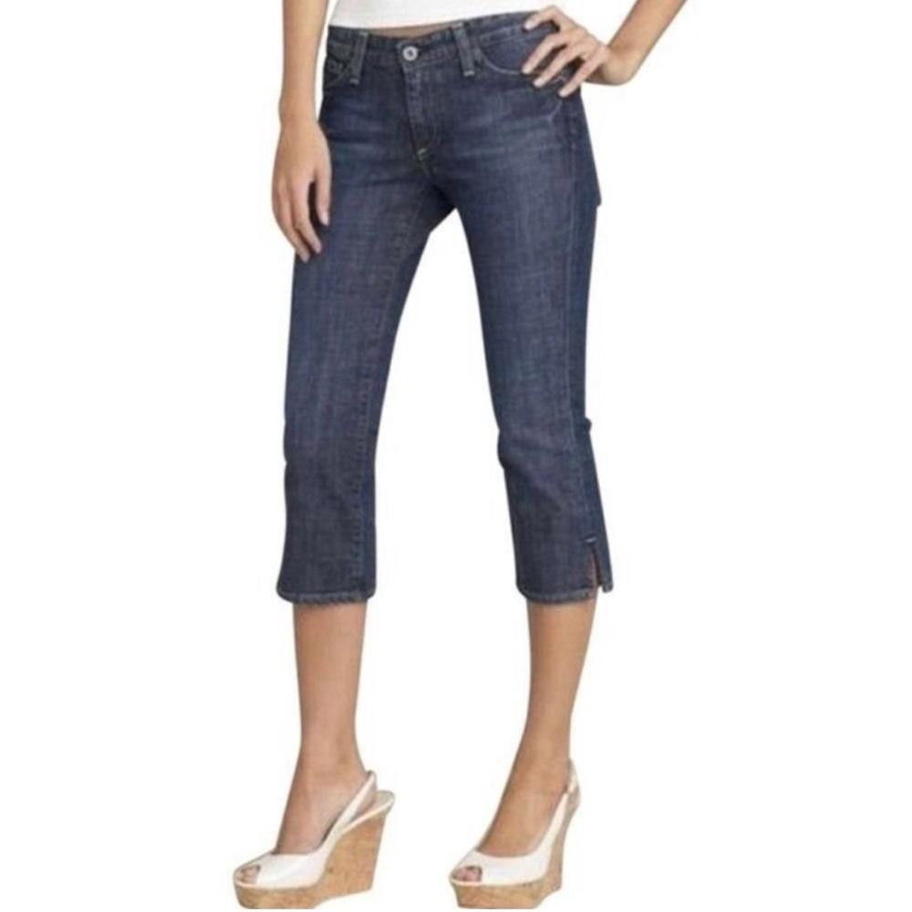AG Adriano Goldschmied AG Adriano Goldschmied Jeans The Athena Debum Capri 27 Size 27" / US 4 / IT 40 - 1 Thumbnail