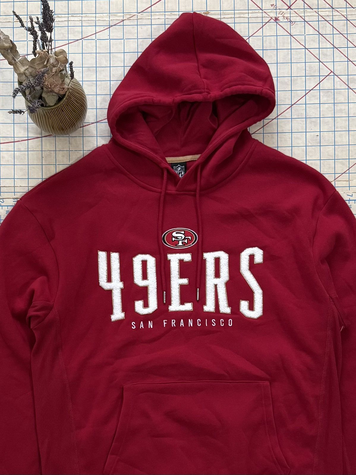 NFL NWT NFL Team Apparel San Francisco 49ers Hoodie Size Large Size US L / EU 52-54 / 3 - 3 Thumbnail