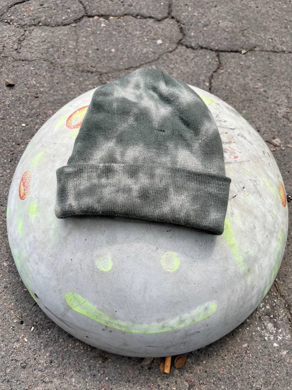 Japanese Brand × Zara Avantgarde Y2K Tie Die Zara Fuzzy Faded Opium Hat Size ONE SIZE - 4 Thumbnail
