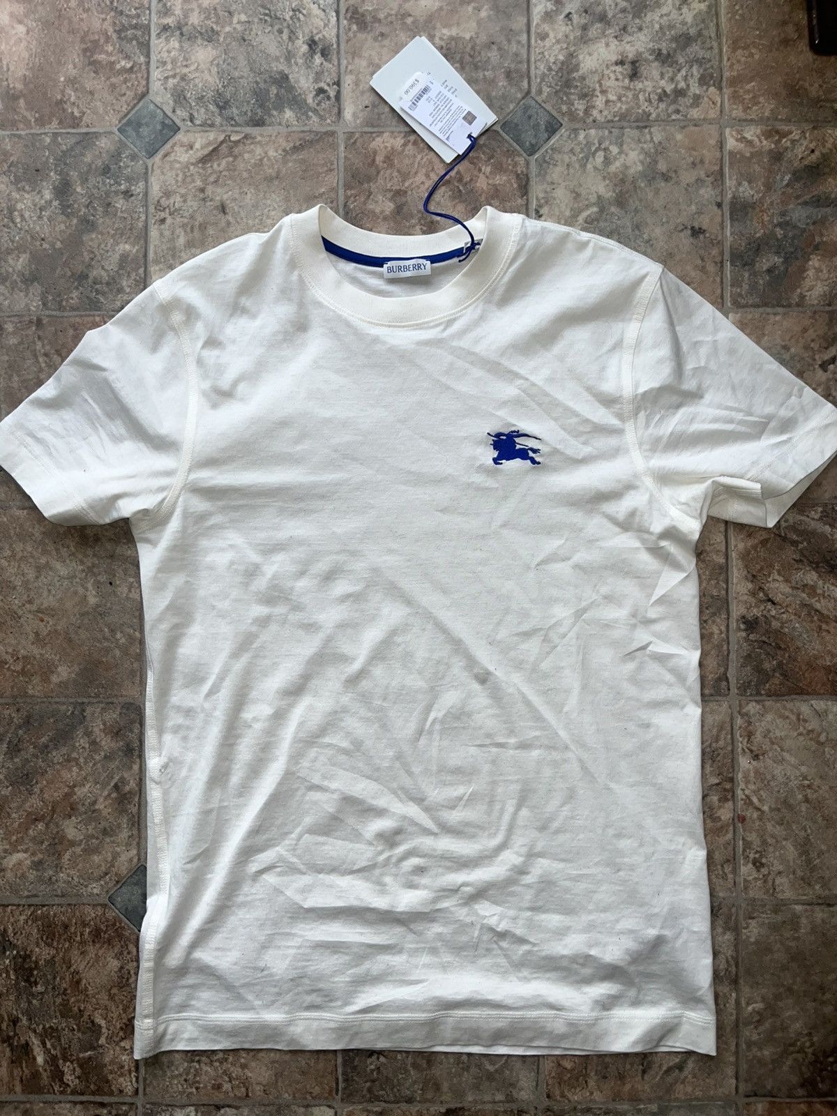 Burberry Burberry Salt white Tee Size US S / EU 44-46 / 1 - 1 Thumbnail