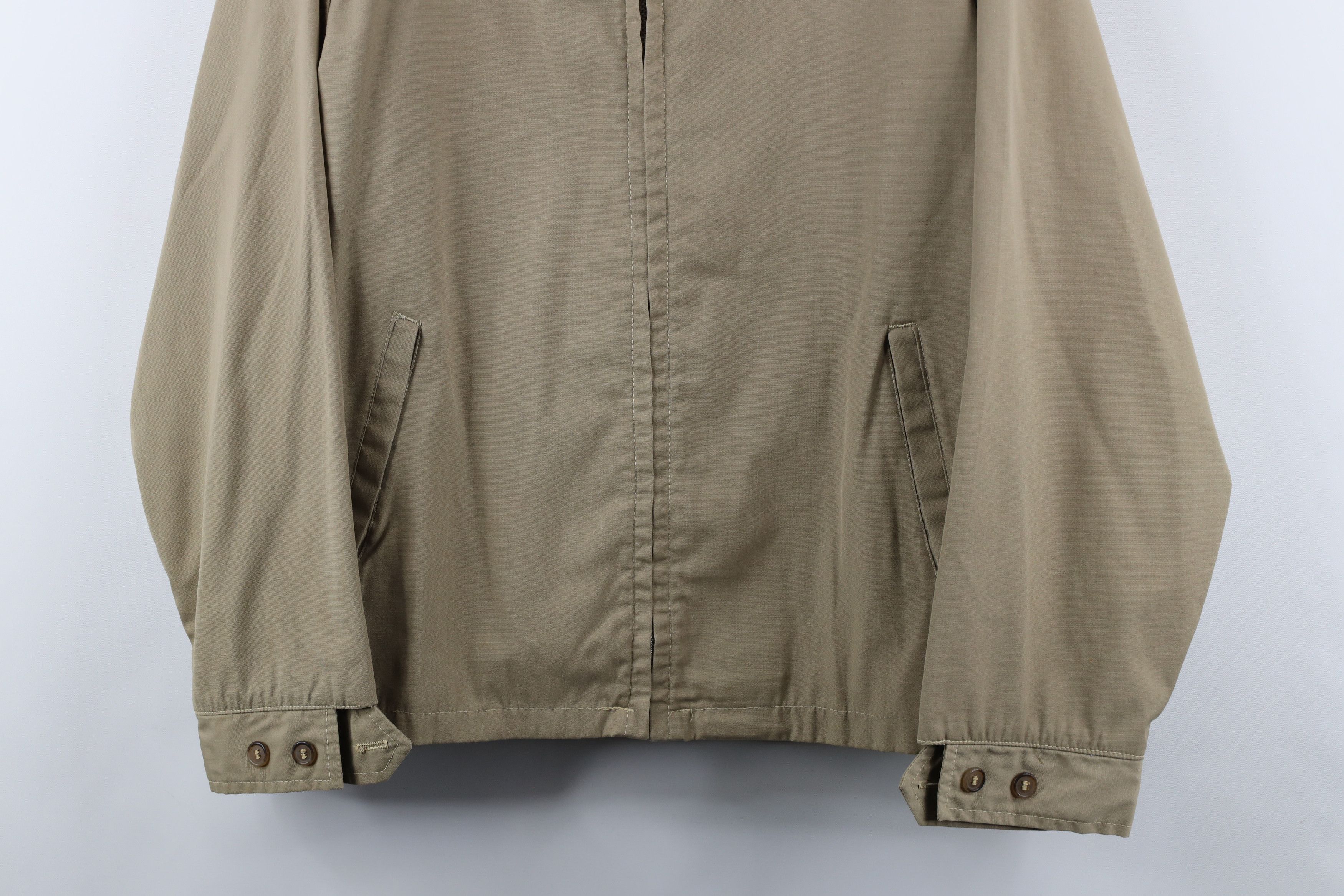 Vintage Vintage 70s Streetwear Cafe Racer Bomber Jacket Beige USA Size US M / EU 48-50 / 2 - 3 Thumbnail