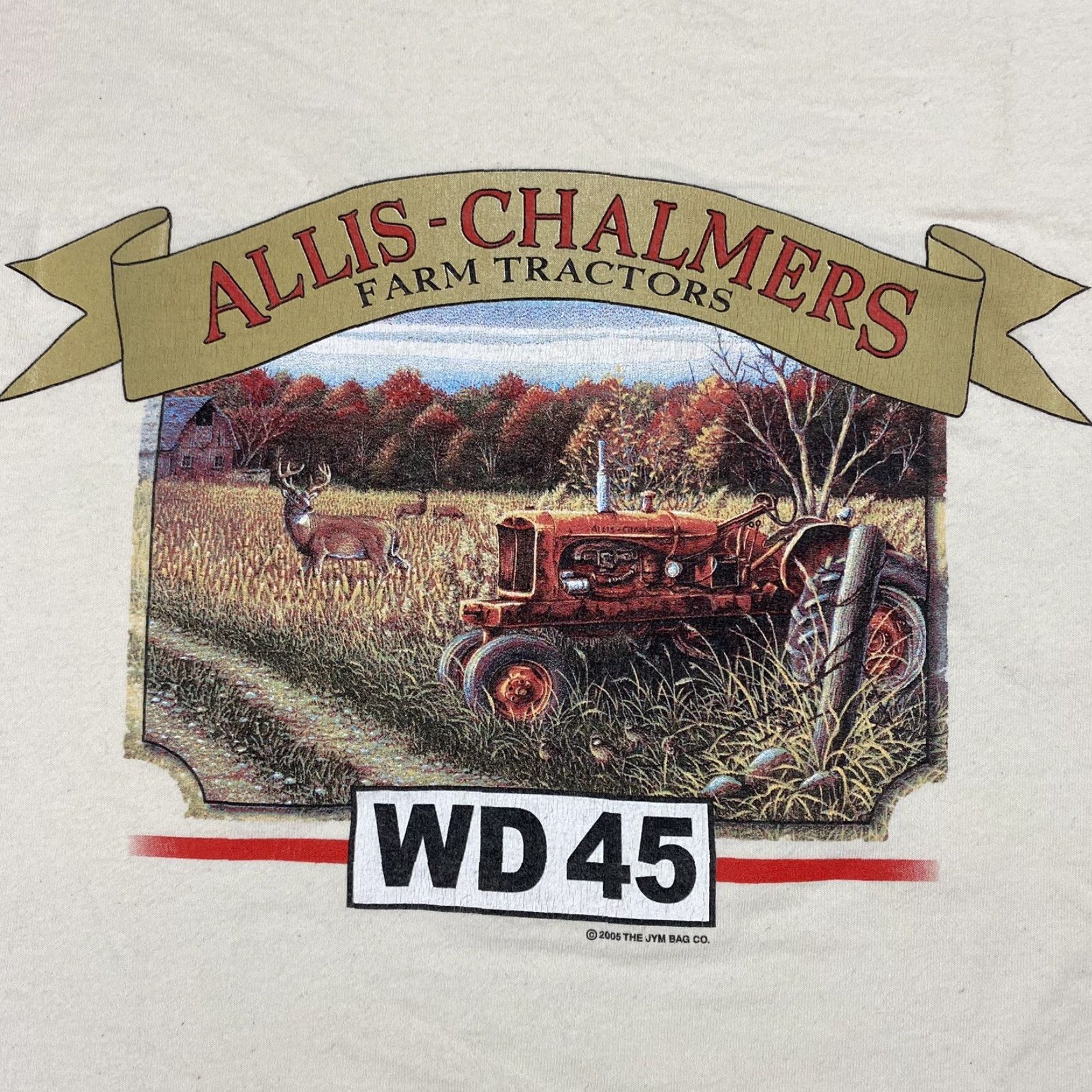 Gildan VINTAGE GILDAN WD-45 FARM AGRICULTURE SHIRT XL IVORY CREME 80s USA MENS Size US XL / EU 56 / 4 - 2 Thumbnail