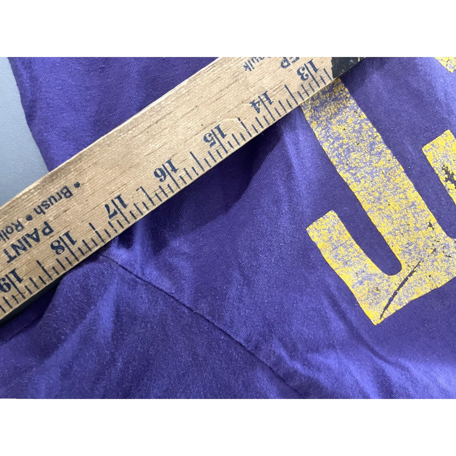Nike VINTAGE Nike Shirt Mens Just Do It Logo T-Shirt Purple Medium Distres? Size US M / EU 48-50 / 2 - 5 Thumbnail