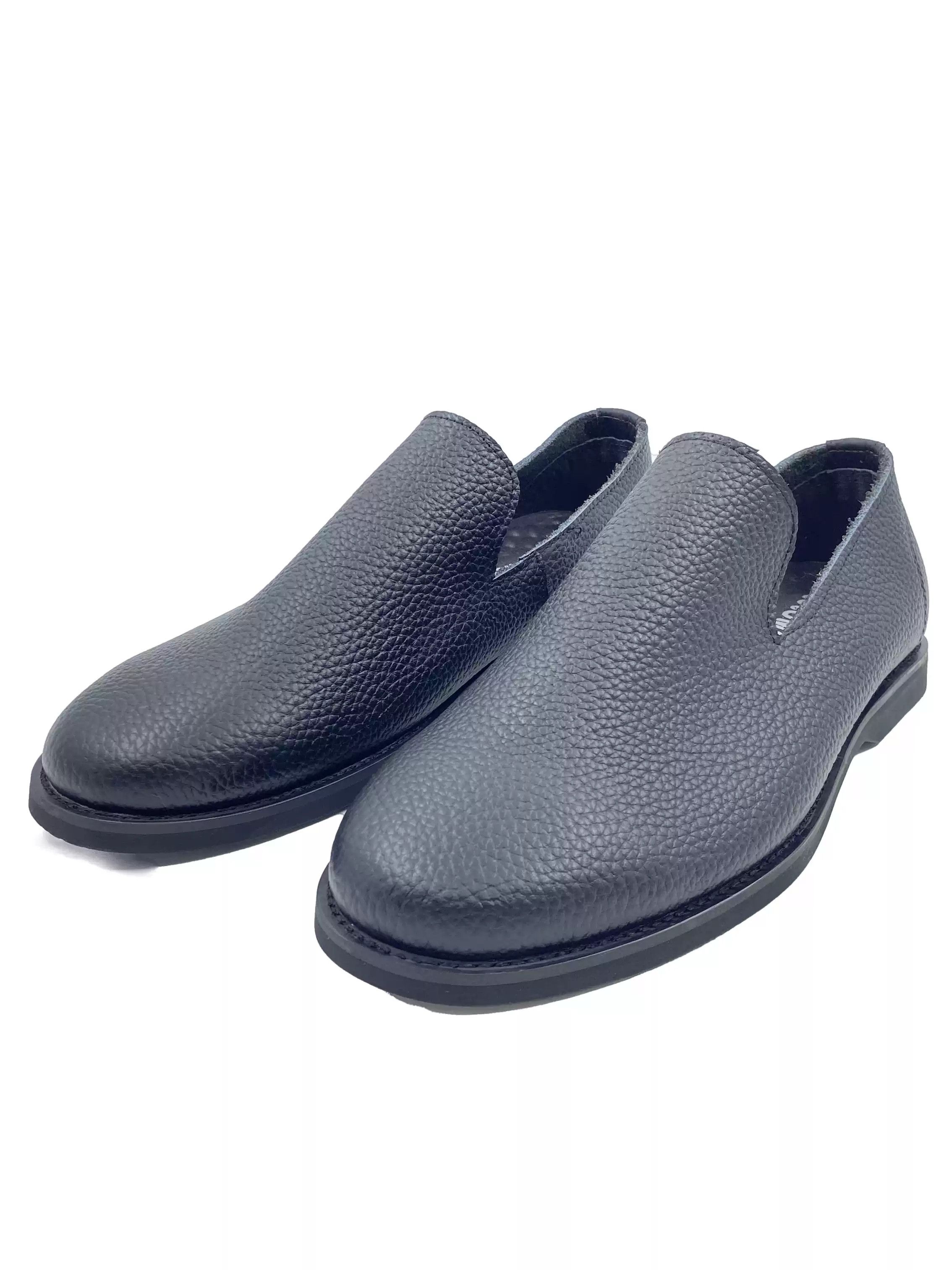 Other Black Leather Slip-Ons Size US 9 / EU 42 - 1 Thumbnail