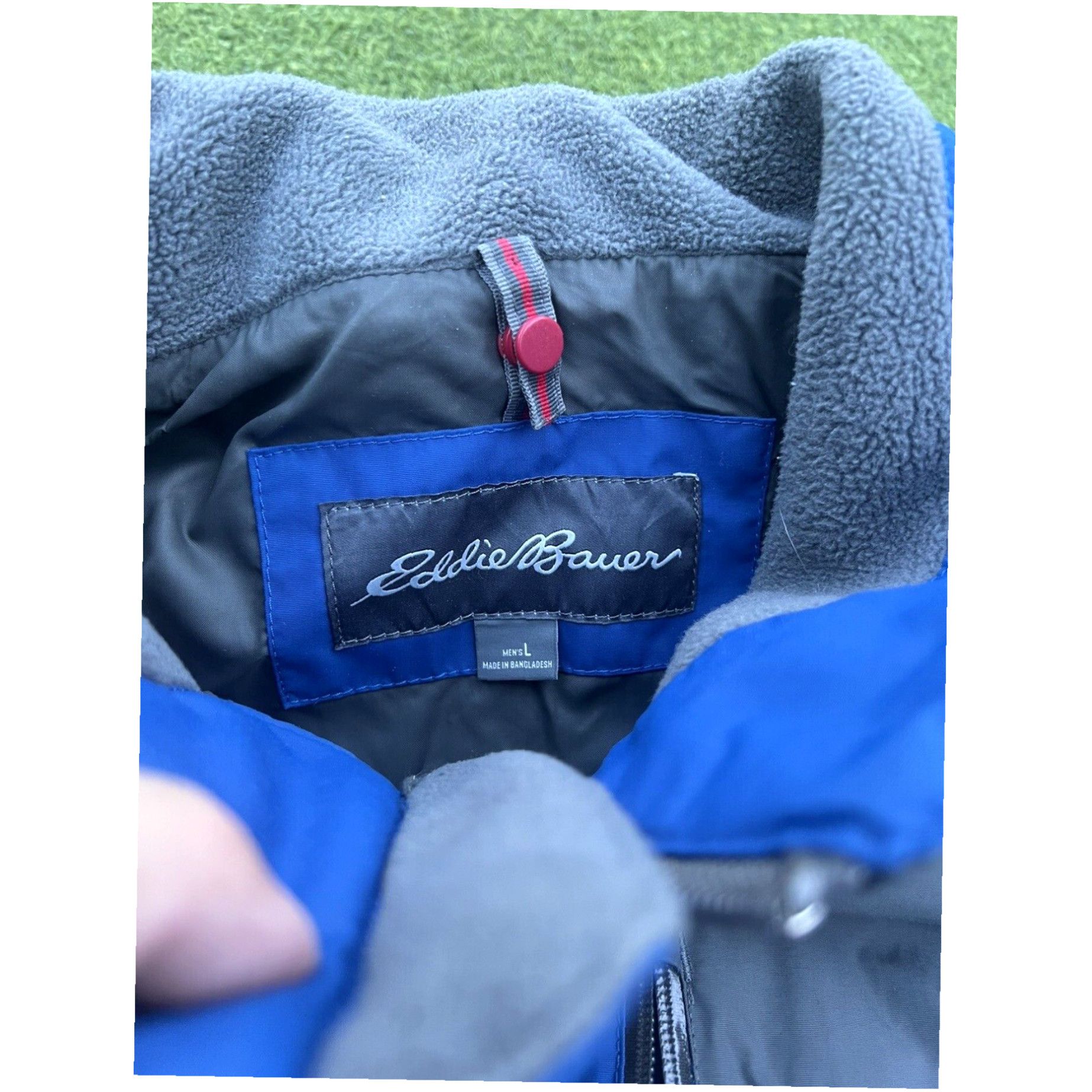 Eddie Bauer Eddie Bauer Weatheredge Rain Jacket Mens Large Blue Full Zip Shell Windbreaker Size US L / EU 52-54 / 3 - 6 Thumbnail