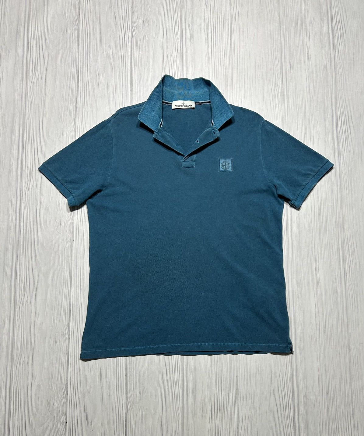 Stone Island Stone Island Patch Program Polo Shirt Size US XL / EU 56 / 4 - 1 Thumbnail