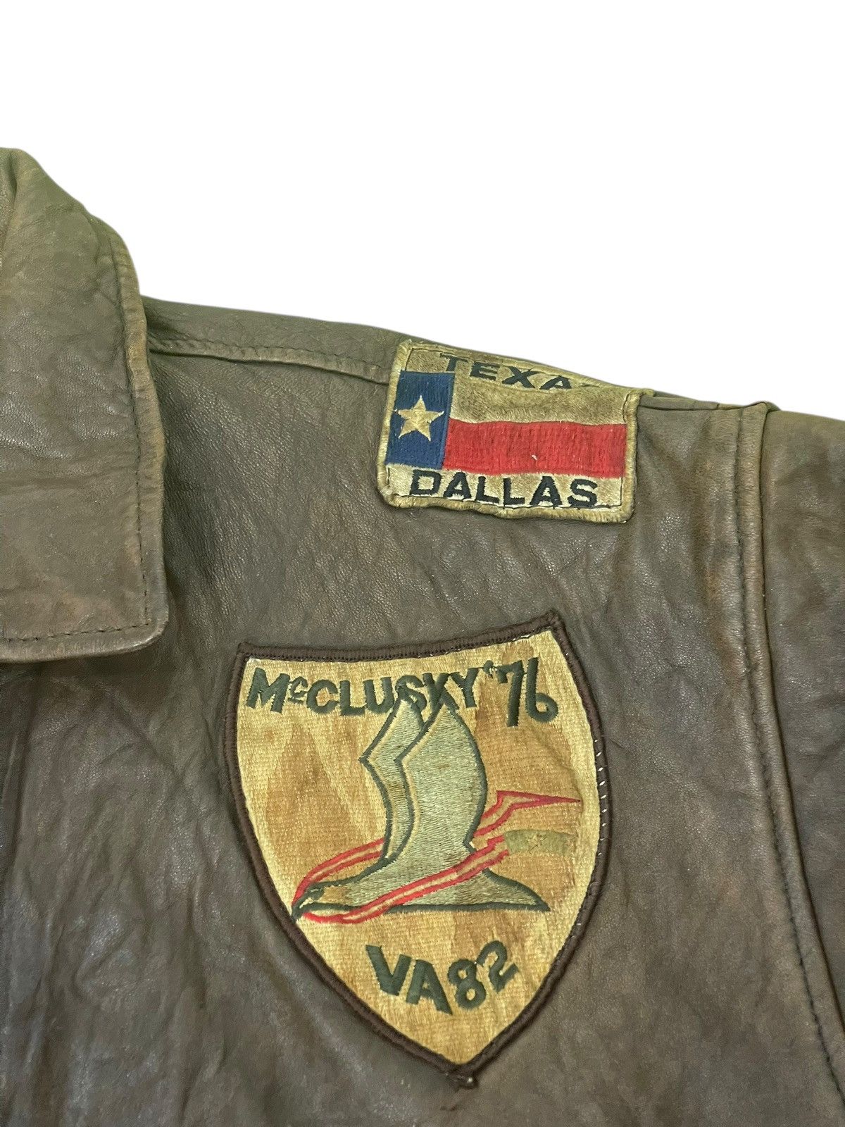 Avirex Vtg 80s Leather Jacket Avirex Cowboy Girl 2🟦 Size US L / EU 52-54 / 3 - 13 Thumbnail