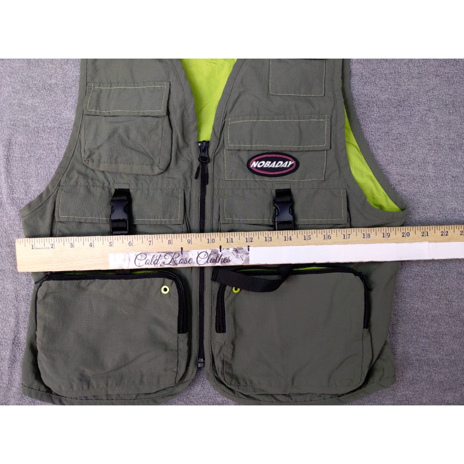 Filson Nobaday Vest Adult S Gray Waistcoat Fishing Utility Multi-Pocket Tactical Zip Filson Vest Fishing multi-pocket waistcoat Size US S / EU 44-46 / 1 - 7 Thumbnail