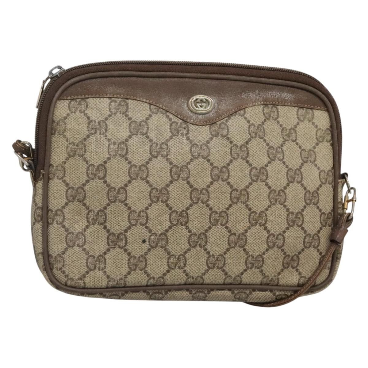 Gucci GUCCI GG Supreme Shoulder Bag Pvc Beige Gold 56 02 068 Size ONE SIZE - 1 Thumbnail