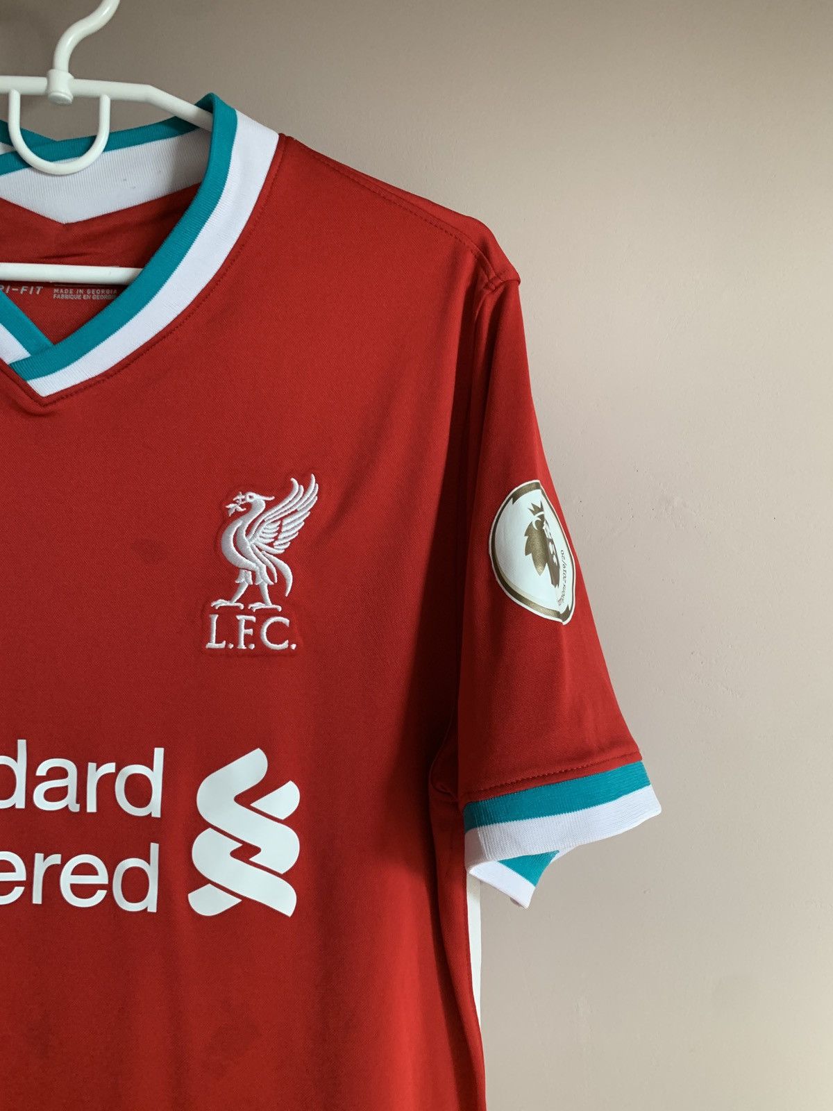 Nike Liverpool Home Football Shirt Nike Soccer Jersey Size L #4 Size US L / EU 52-54 / 3 - 4 Thumbnail
