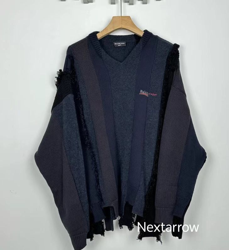 Balenciaga BALENCIAGA Splicing Destruction Cola Wave Emb 2412-Nextarrow Size US XS / EU 42 / 0 - 1 Thumbnail