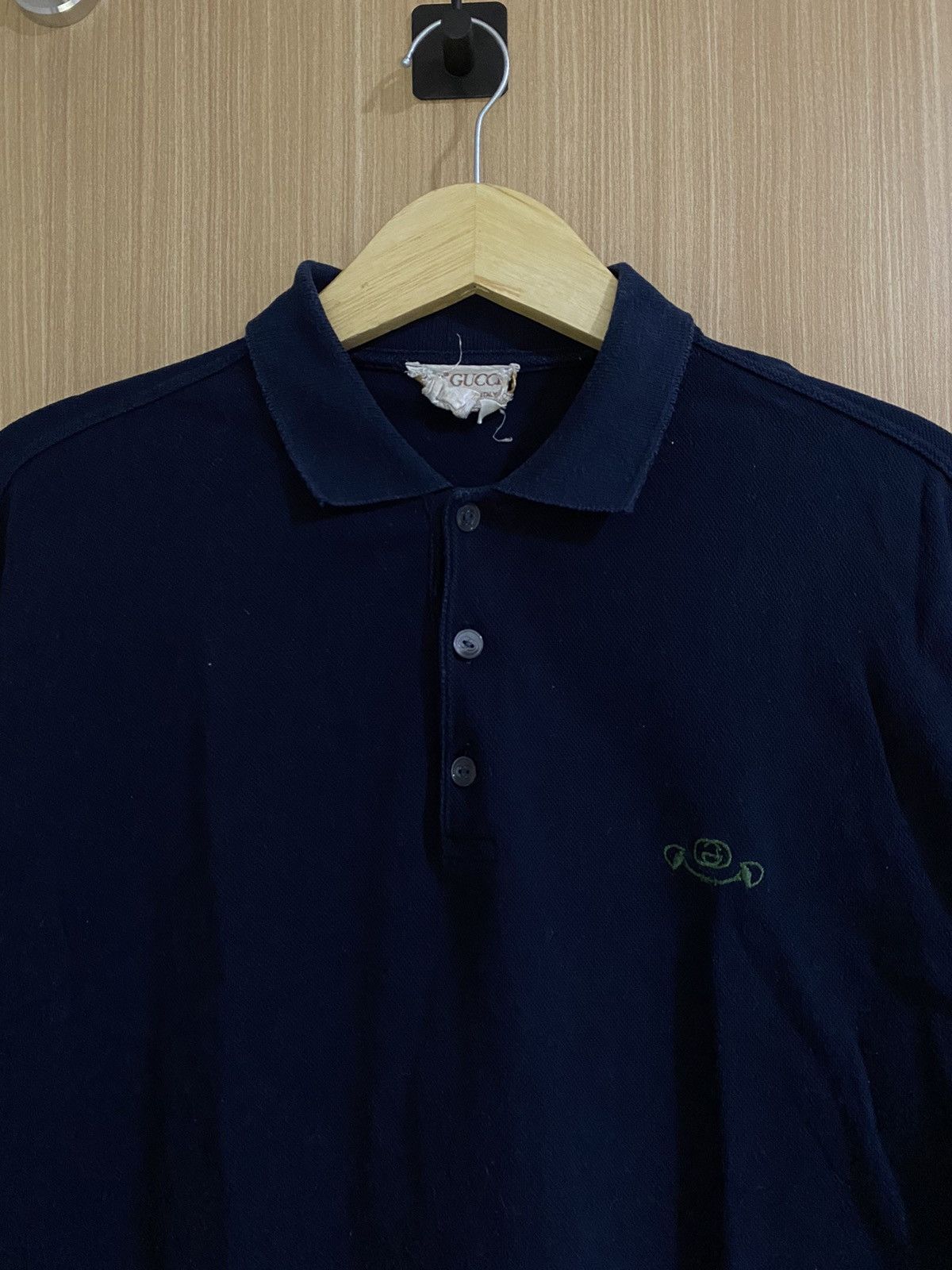Gucci VINTAGE GUCCI POLO SHIRT Size US L / EU 52-54 / 3 - 4 Thumbnail