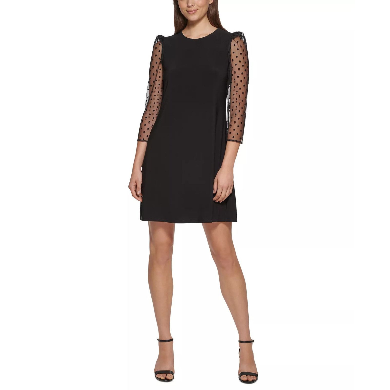 Other Jessica Howard Mesh Puff Sleeve A Line Dress Women 14 NWT Size XL / US 12-14 / IT 48-50 - 1 Thumbnail