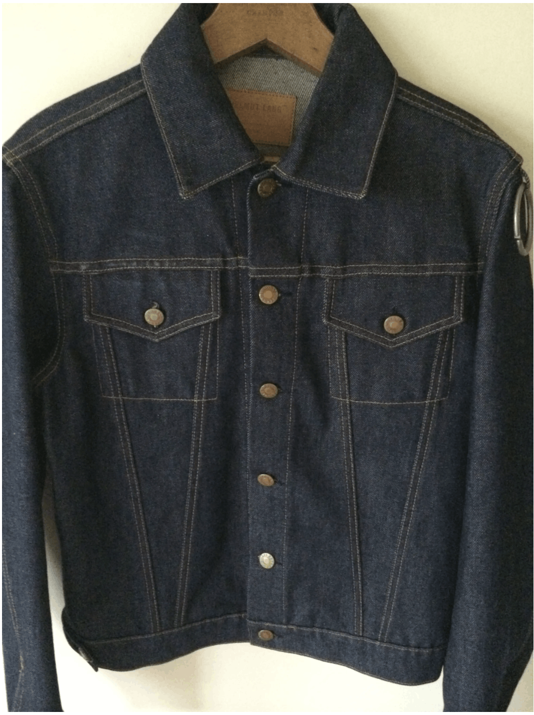 Helmut Lang Helmut Lang S/S 1996 Cock Ring Denim Jacket Size US S / EU 44-46 / 1 - 5 Thumbnail