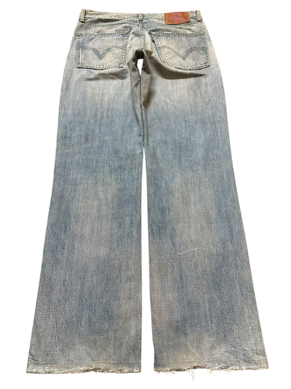Levi's Vintage 90s Levis 502 Mud Faded Wash Distress Baggy Jeans Size US 31 - 2 Thumbnail