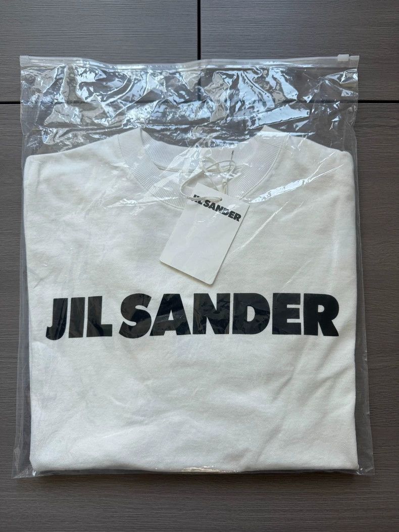 Jil Sander Jil Sander Letter Logo Printed Casual Short Sleeve T-shirt Size S / US 4 / IT 40 - 1 Thumbnail
