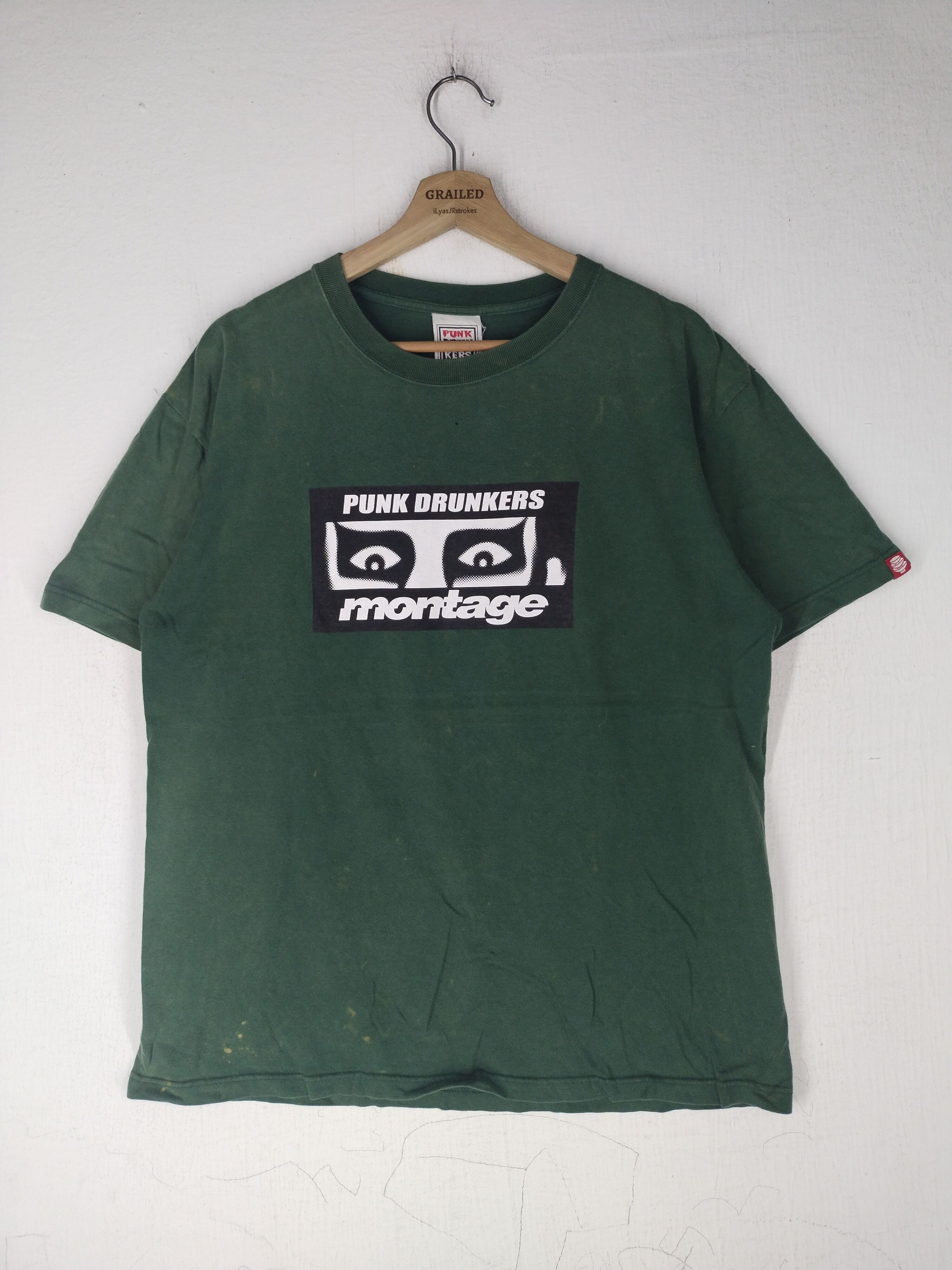 Japanese Brand Vintage Montage Punk Drunkers Shirt Rare Size US M / EU 48-50 / 2 - 2 Thumbnail