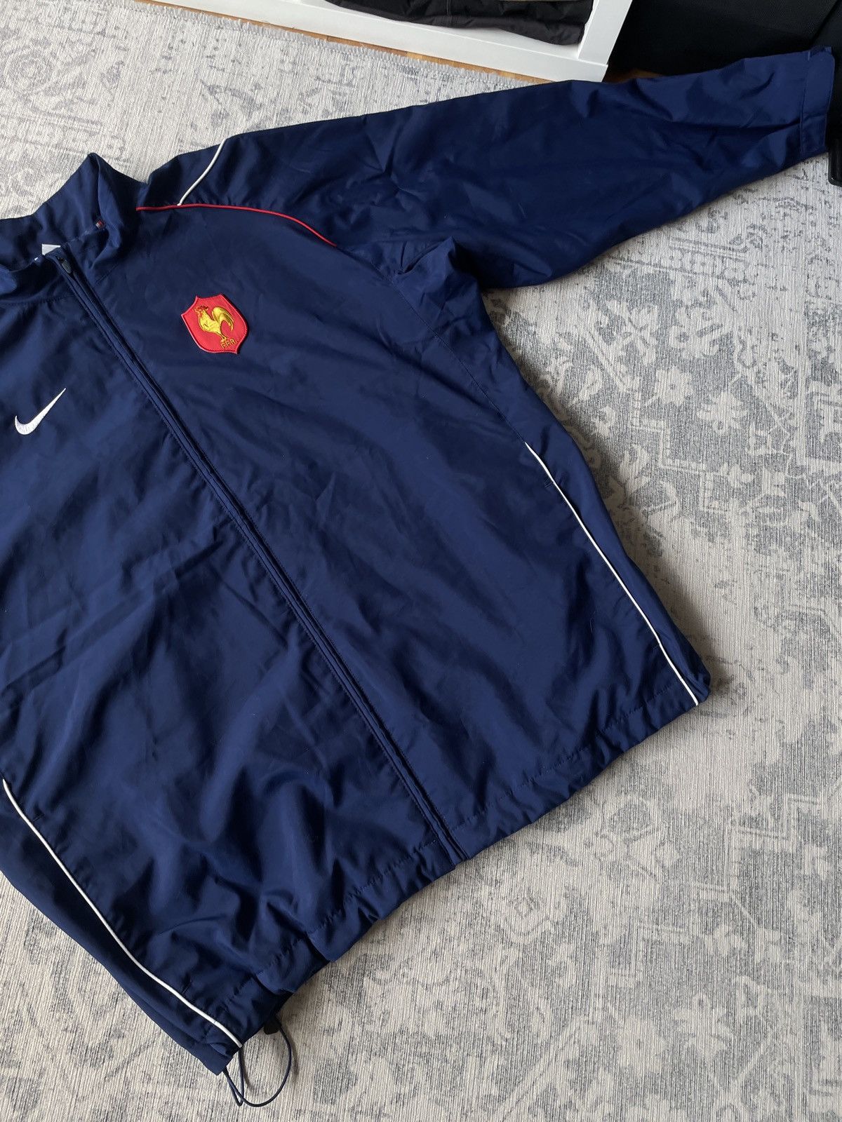 Nike Vintage Nike Track Jacket Nylon Woven France Japanese Y2K Size US XL / EU 56 / 4 - 3 Thumbnail