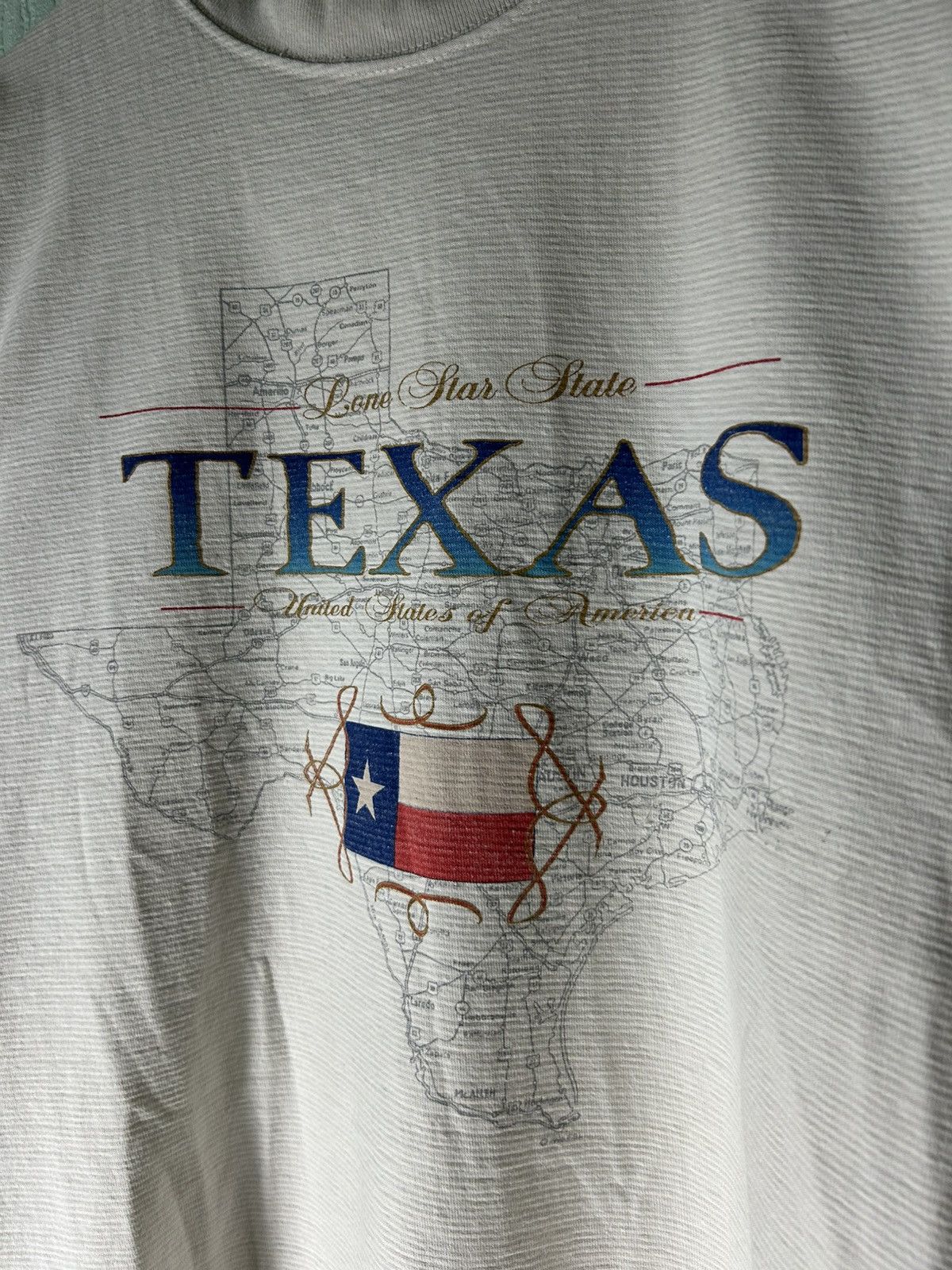 Vintage Vintage 1995 Single Stitch Texas Oneita T-Shirt Size US L / EU 52-54 / 3 - 2 Thumbnail