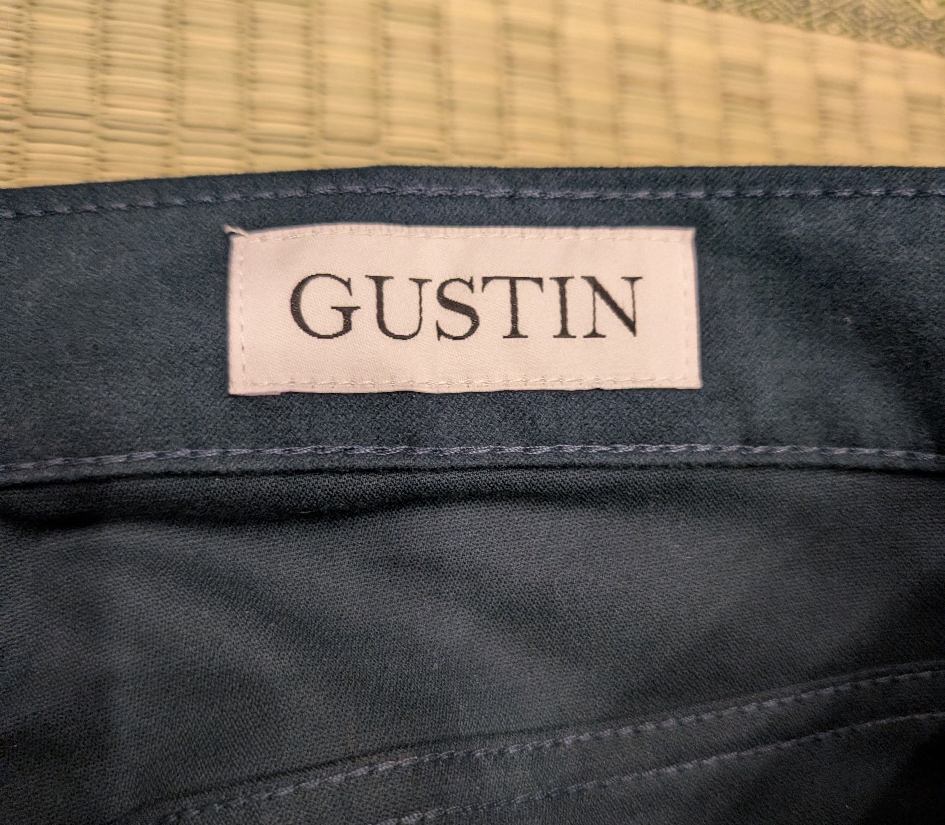 Gustin Gustin #423 Moleskin Stretch 5-Pocket Pants Sea Blue Size US 33 - 5 Thumbnail