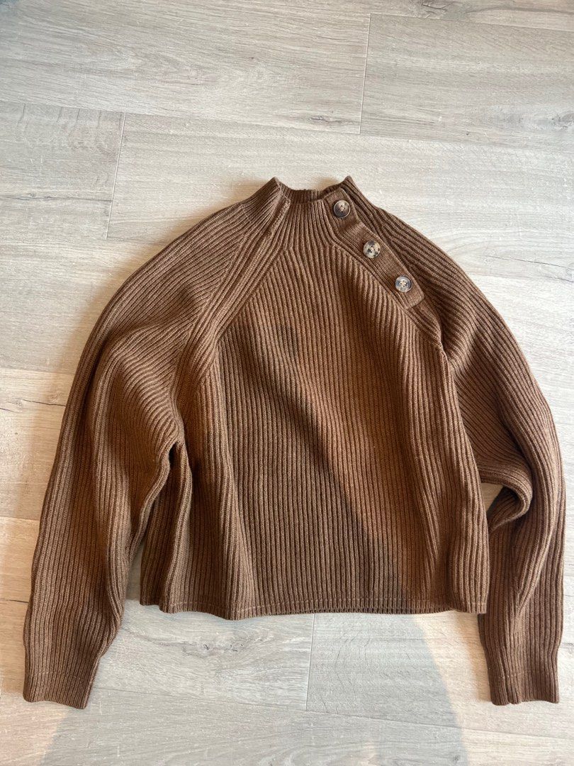 image of Acne Studios Acne Studio Brown Sweater, Women's (Size XS)