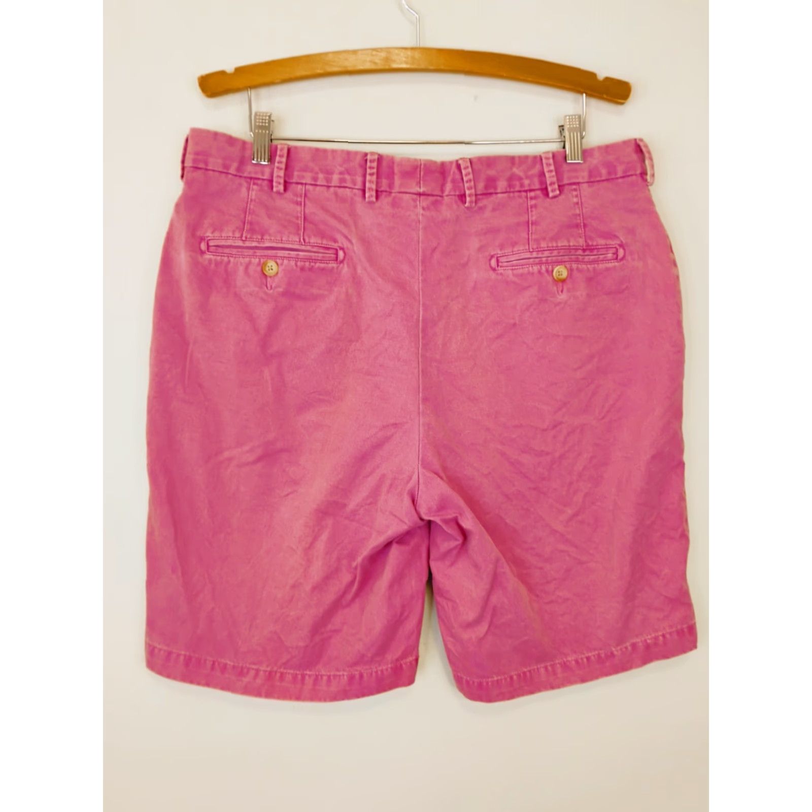Peter Millar Peter Millar Shorts Mens 36 Pink Inseam 9" Pima Cotton Chino Casual Size US 36 / EU 52 - 2 Thumbnail