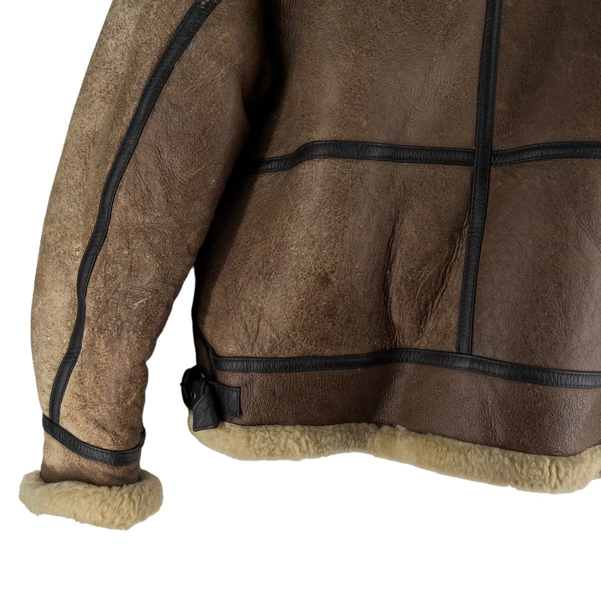 Other 🔥90’s VINTAGE SHEARLING LEATHER B 3 JACKET AVIREX DESIGN Size US L / EU 52-54 / 3 - 12 Thumbnail